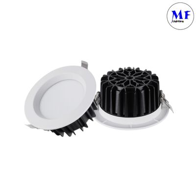 Luz empotrada LED interior regulable CCT ajustable de alta potencia de aluminio 5W/7W/10W/12W/15W/20W/25W/30W/35W/40W/45W/50W IP40 para hotel