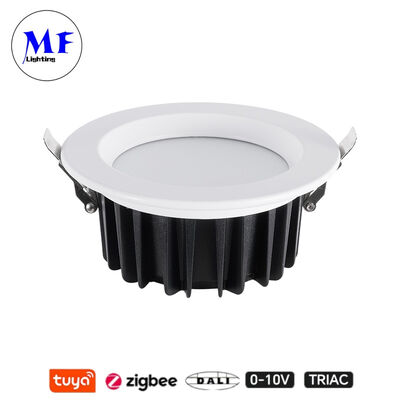 Luz LED empotrable de 15W SMD con precio de fábrica, IP40, CCT ajustable, Triac, Dali, Tuya, Dimmable, Smart Zigbee para cocinas, espacios industriales, minoristas y comerciales