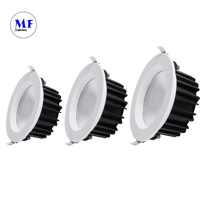 Luz empotrada LED COB a precio de fábrica IP40 difusor de PC lechoso ángulo de haz de 60° Triac 0-10V Dali-2 Dali Dt8 Tuya Zigbee regulable luz descendente de 10W
