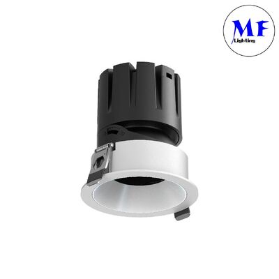 Control inteligente 0-10V Dali Dip CCT Potencia Ajustable Atenuación 7W 10W 12W 15W 25W Iluminación Interior Empotrada Hotel Aluminio Alto Lumen Brillante Luz LED Empotrada