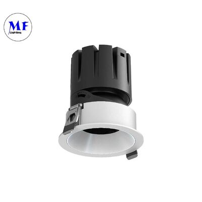 UGR<3 Anti-brillo COB LED Spot Downlight 24°/36° Ángulo de haz 100LM/W Alto lumen Triac 0-10V DALI-2 Disminuible Receso de techo Spotlight Down Light